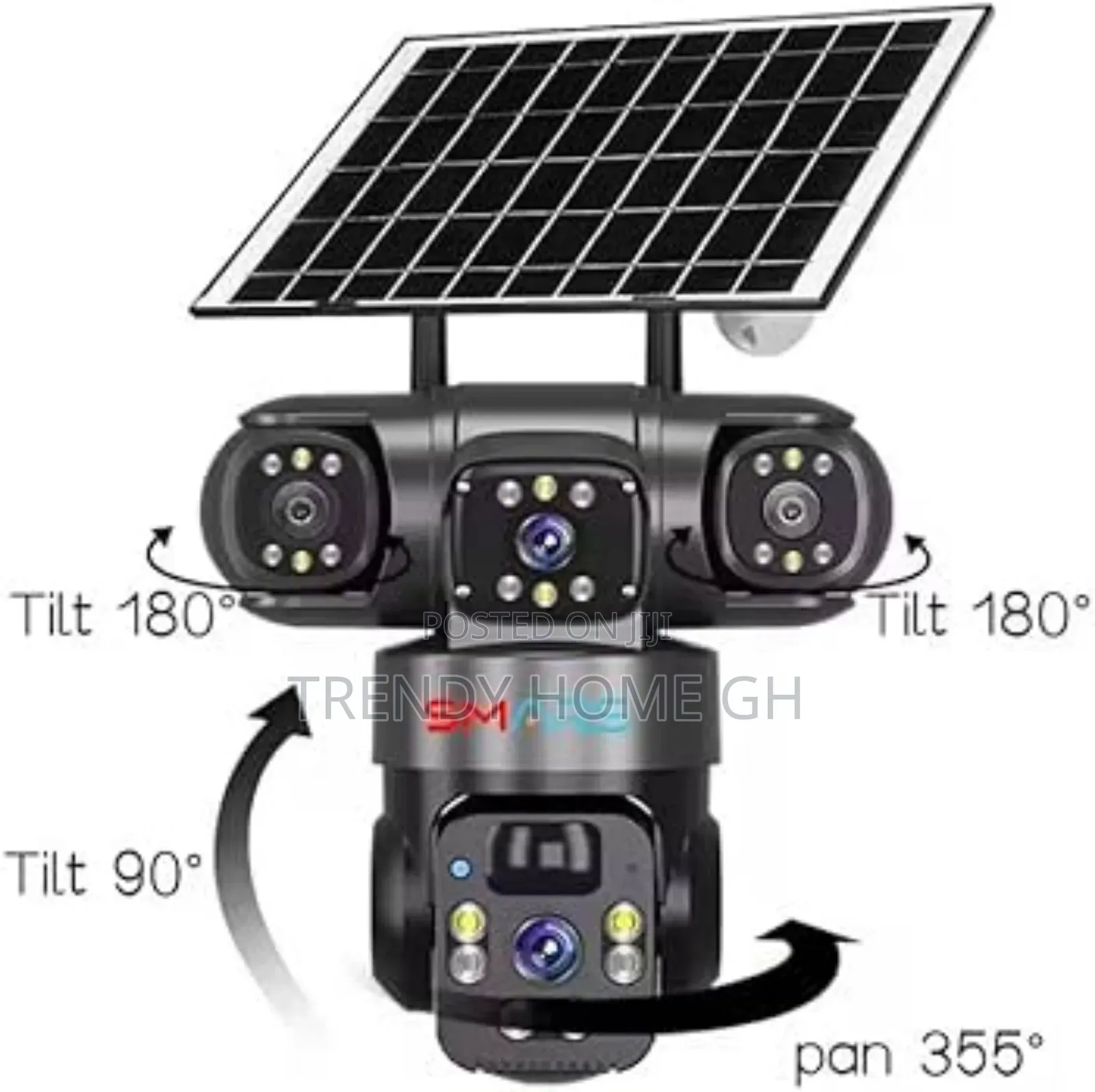 Smart Solar CCTV With Sim Night Vision Motion Sensor