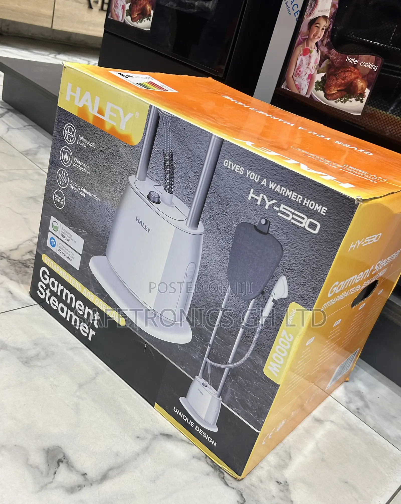 Perfect New * Hy-530 White Haley Electric Garment Steamer