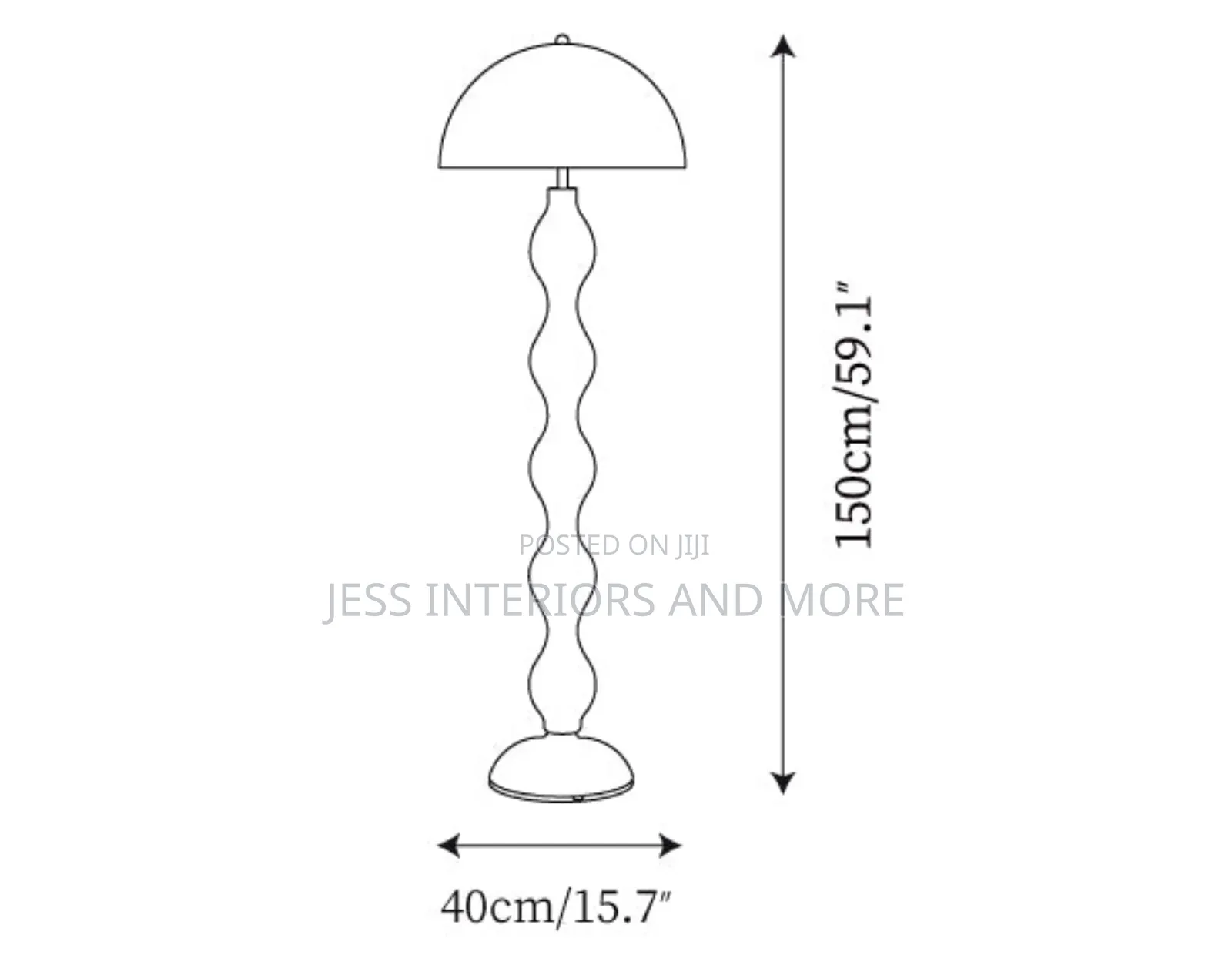Floor Lamp (Red)150cm