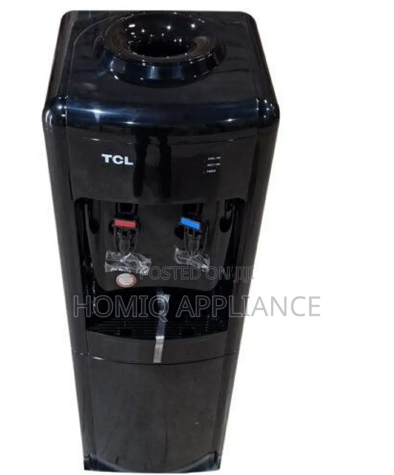 New TCL Water Dispenser 2 Taps Top Load Black
