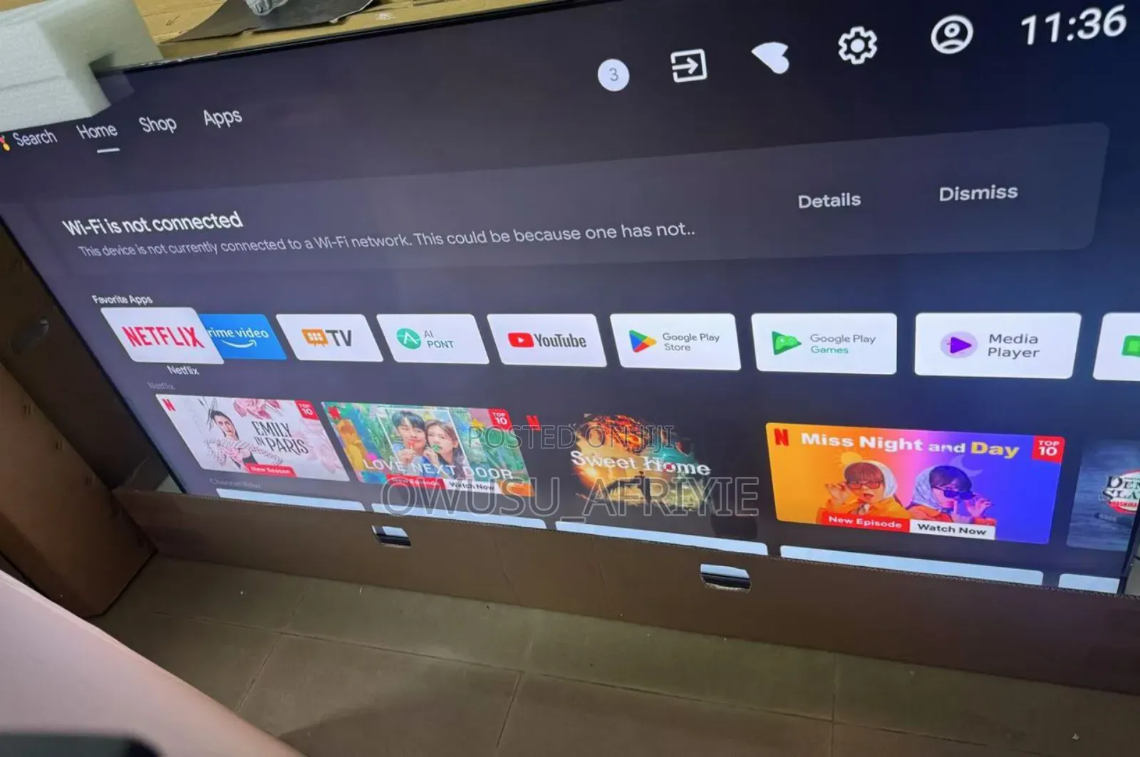 55" Smart Samsung Tv