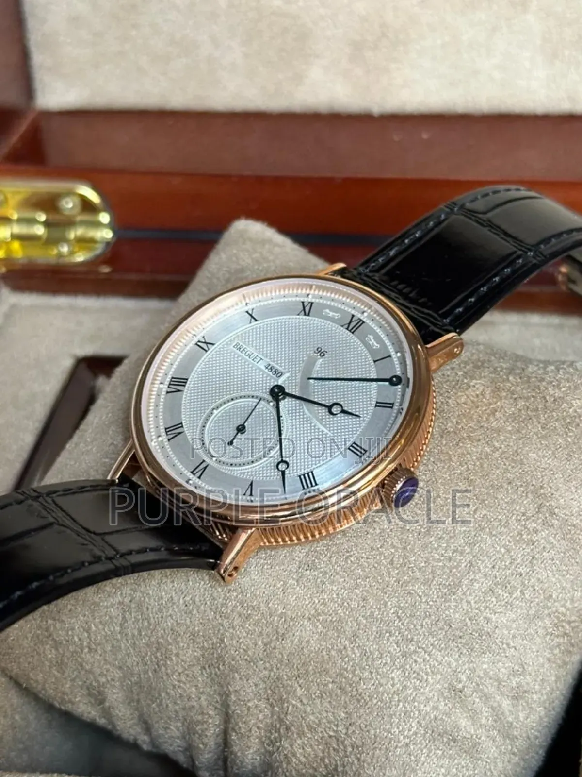 Classique Leathet Breguet Men's Watch