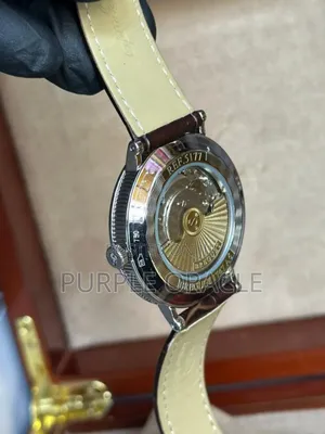 Automatic Brown Genuine Leather Breguet Men's Watch