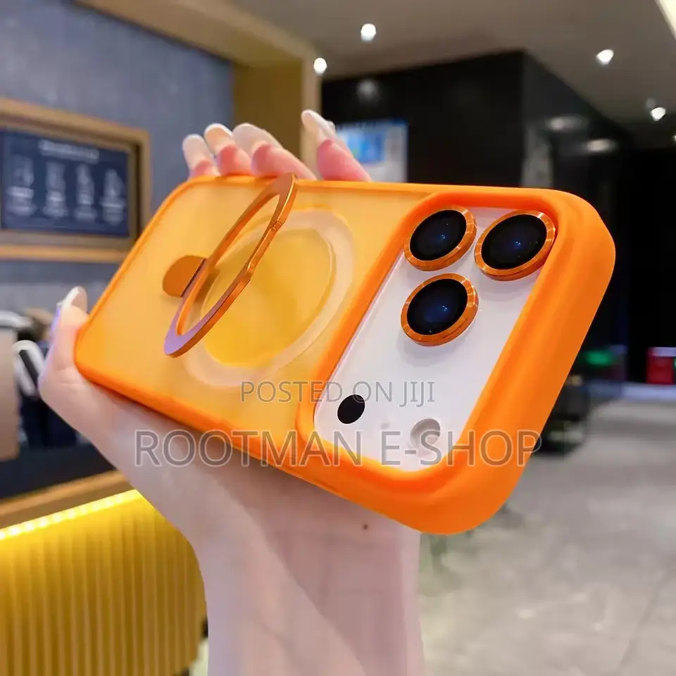 Camera Protection Case With Magnetic Ring Holder for iPhone 17 Pro Max