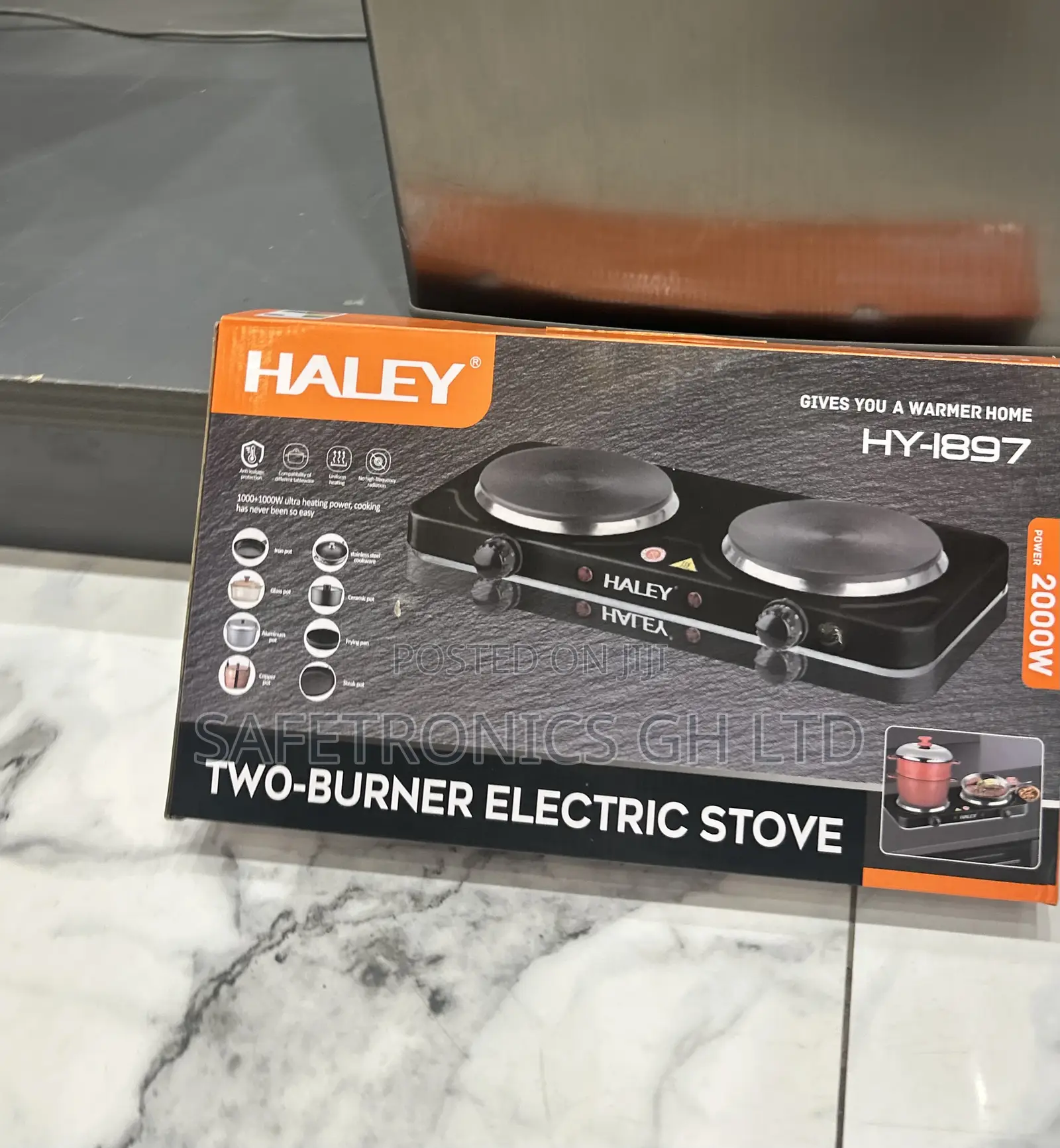 Best Deals on Haley ** Hy-1897 Electric Plate 2 Hub 2000 Watts