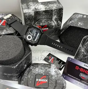 Casio G-Shock Digital Analog Watch Stainless Steel Square Case