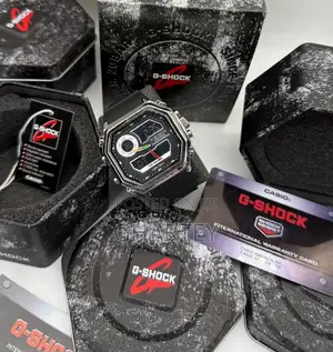 Casio G-Shock Digital Analog Watch Stainless Steel Square Case