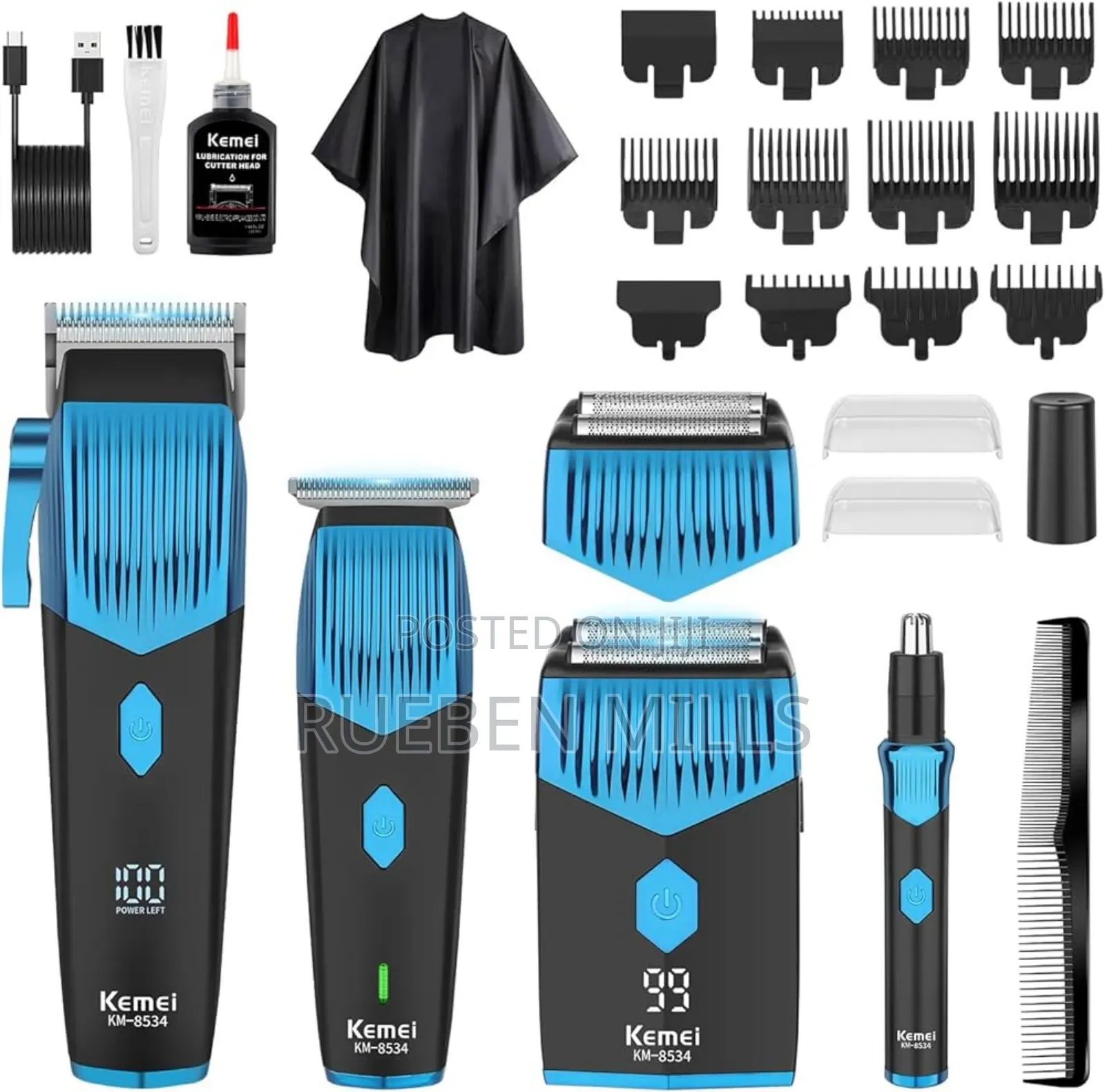 Kemei Km-8534 Four in One Haircut Salon Barbering Shaving Machine