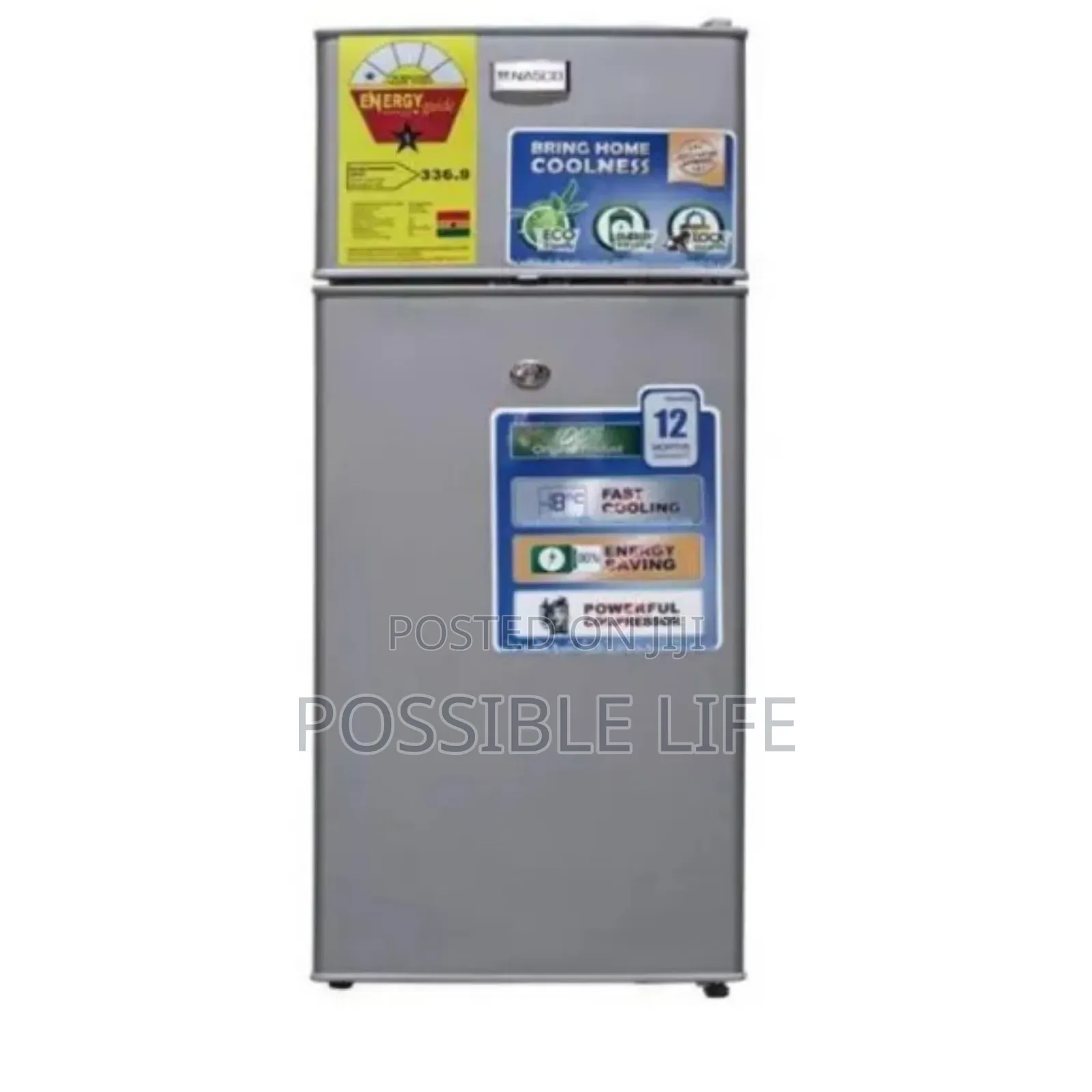 Double Door Table Top Fridge With Freezer