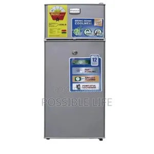 Double Door Table Top Fridge With Freezer