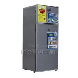 Double Door Table Top Fridge With Freezer