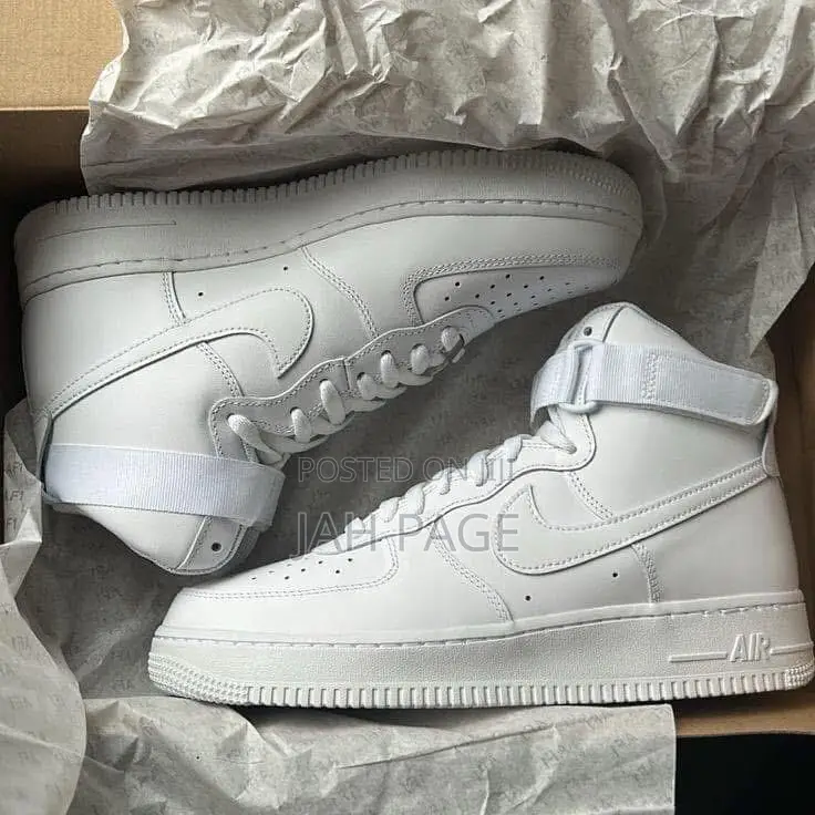 Nike Airforce 1 High All White Available in Sizes
