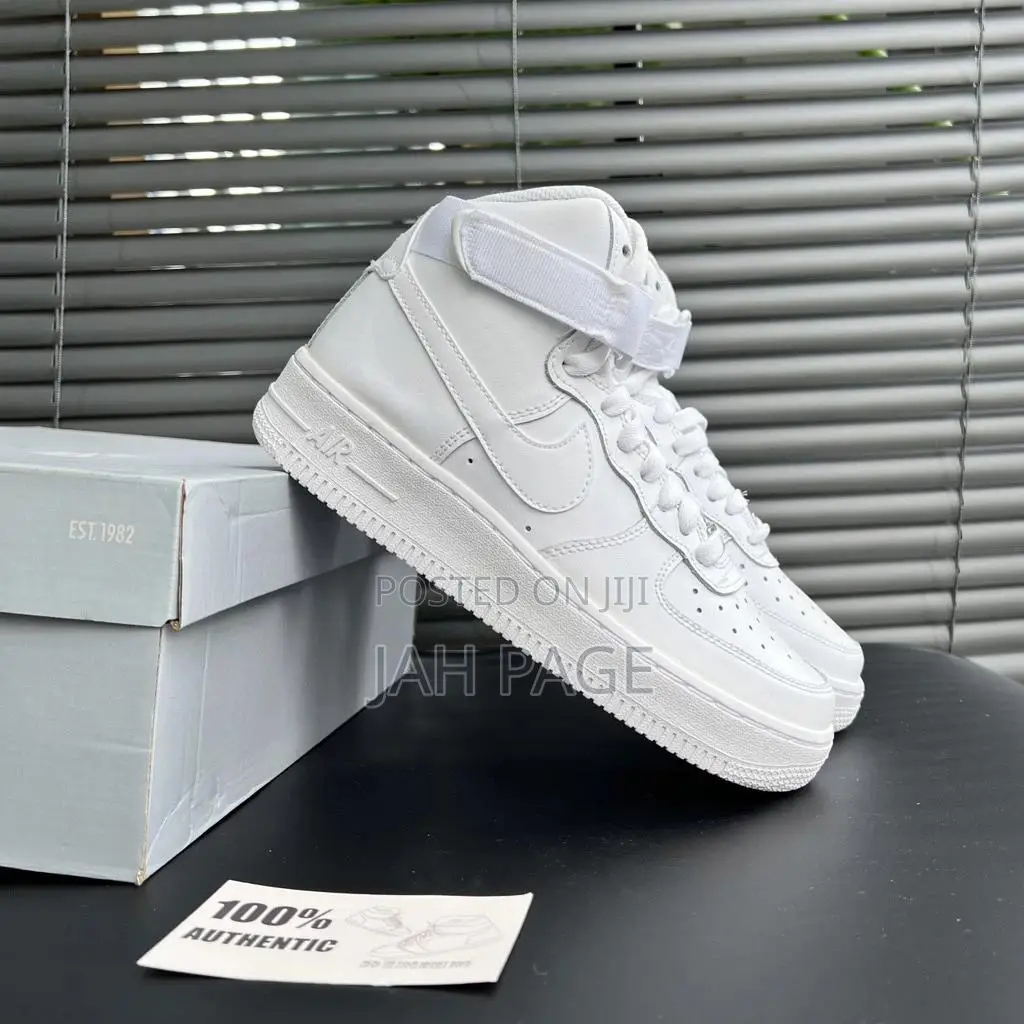 Nike Airforce 1 High All White Available in Sizes