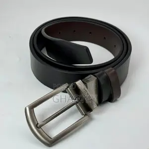 Leather Men’S Reversible Belts in Box
