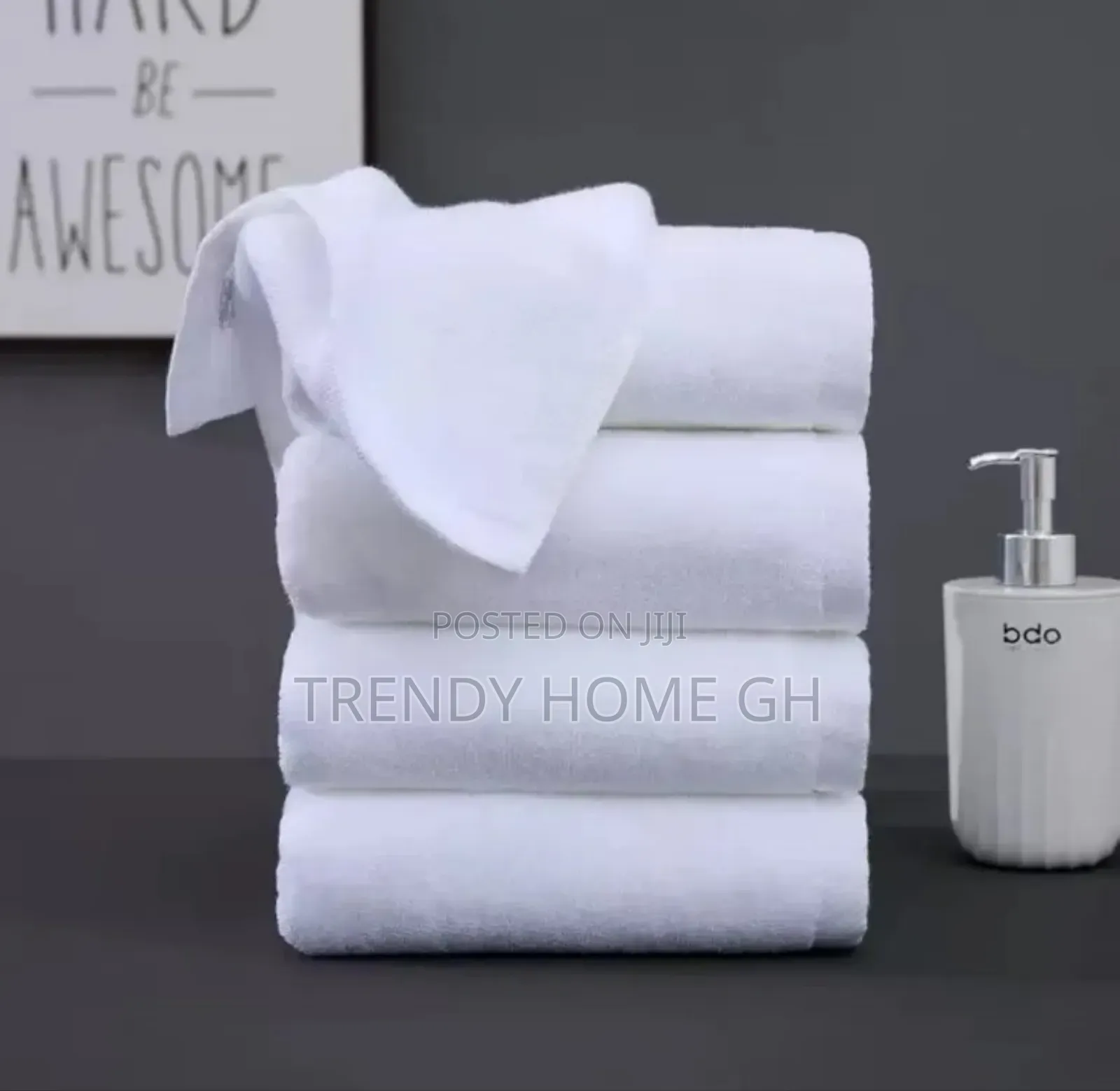 Luxury Hotel White Towel Soft, Thick Absorbent