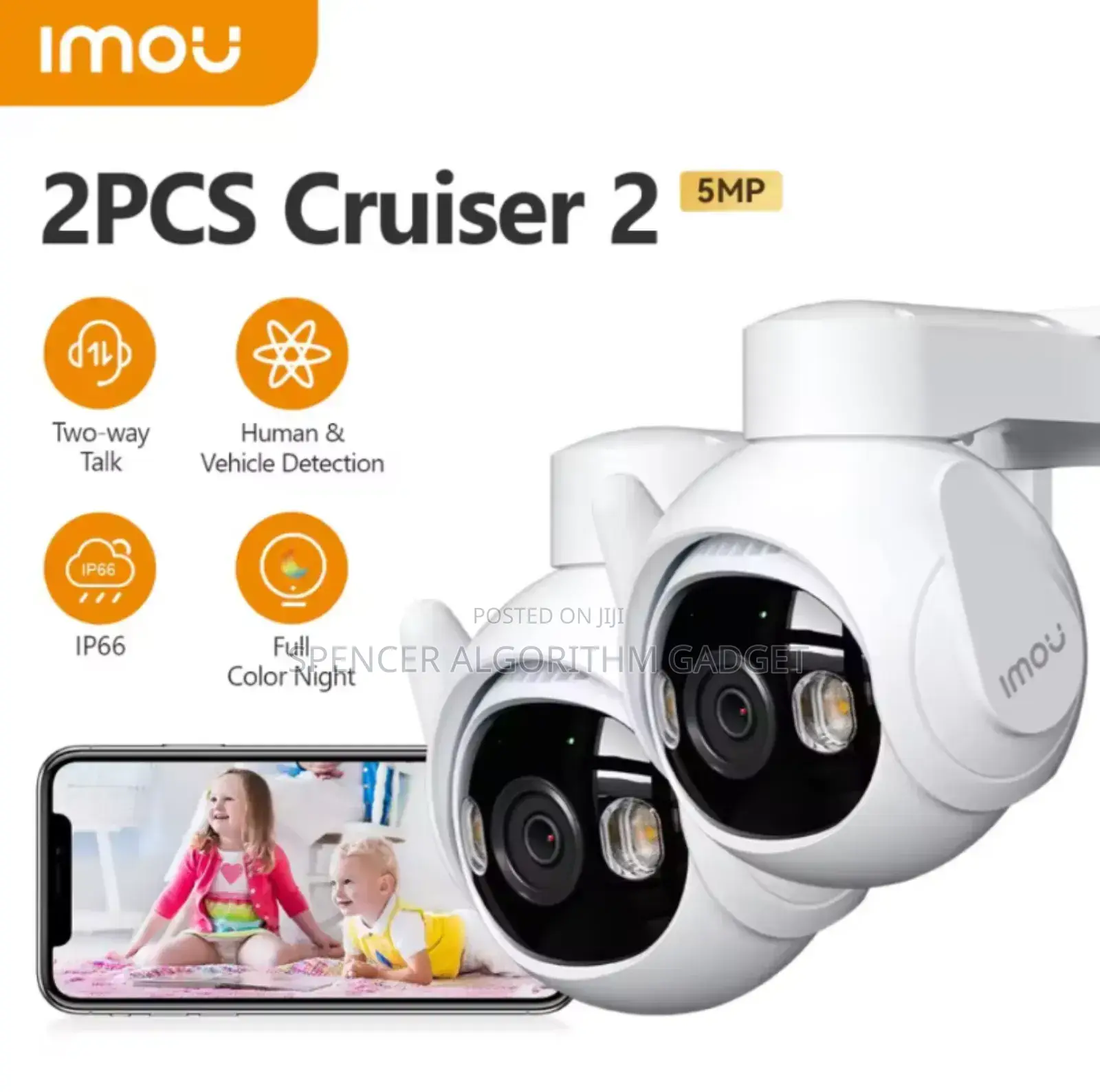 Imou Cruiser Wireless Security Camera 2pcs