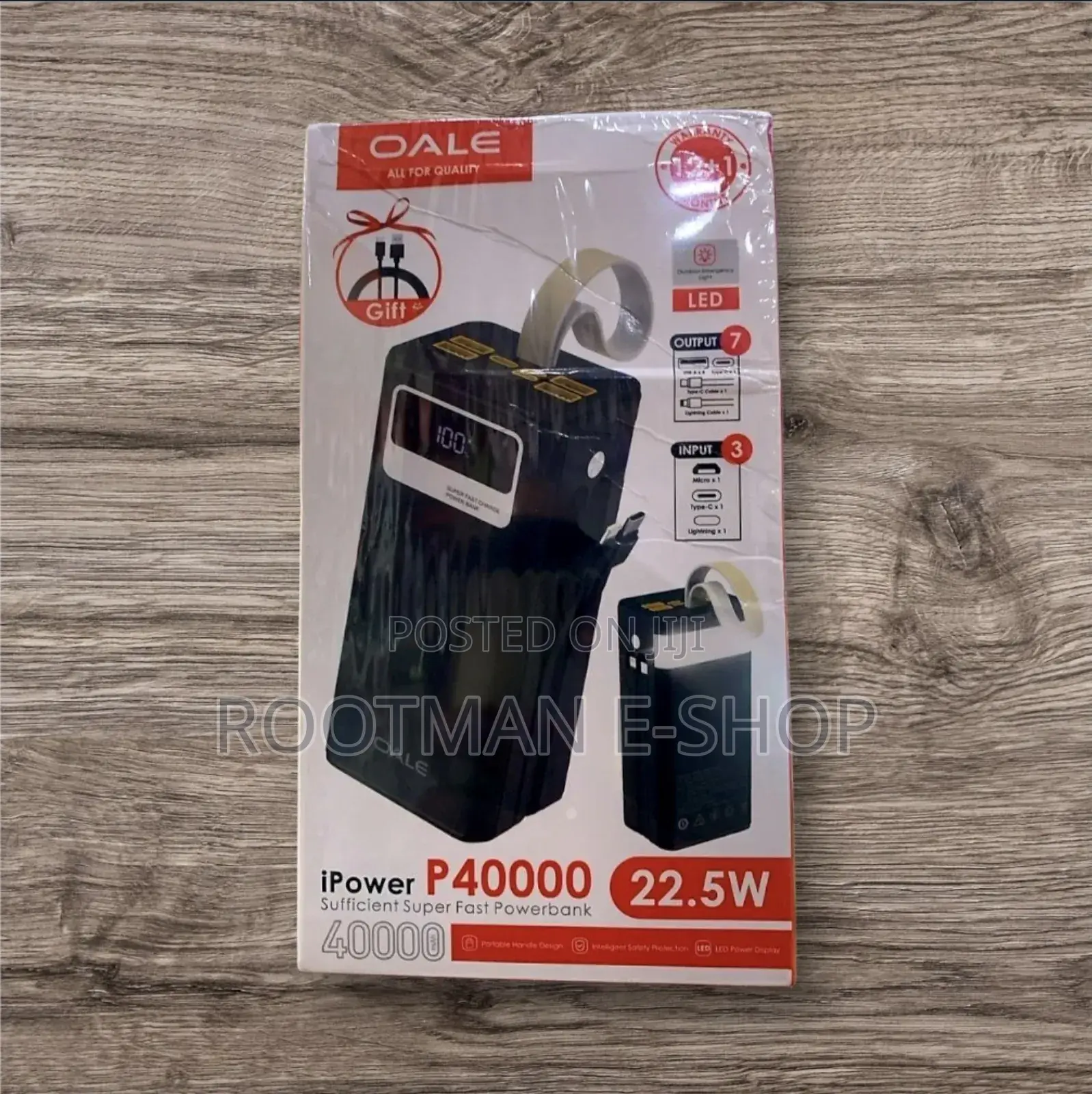 Powerful 40,000mah Powerbank With Led Display