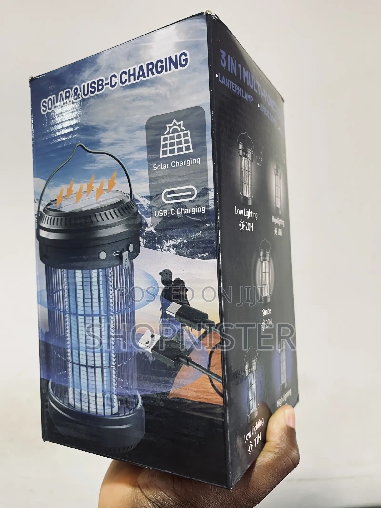 Solar Usb C Charging Mosquito Killer Lamp