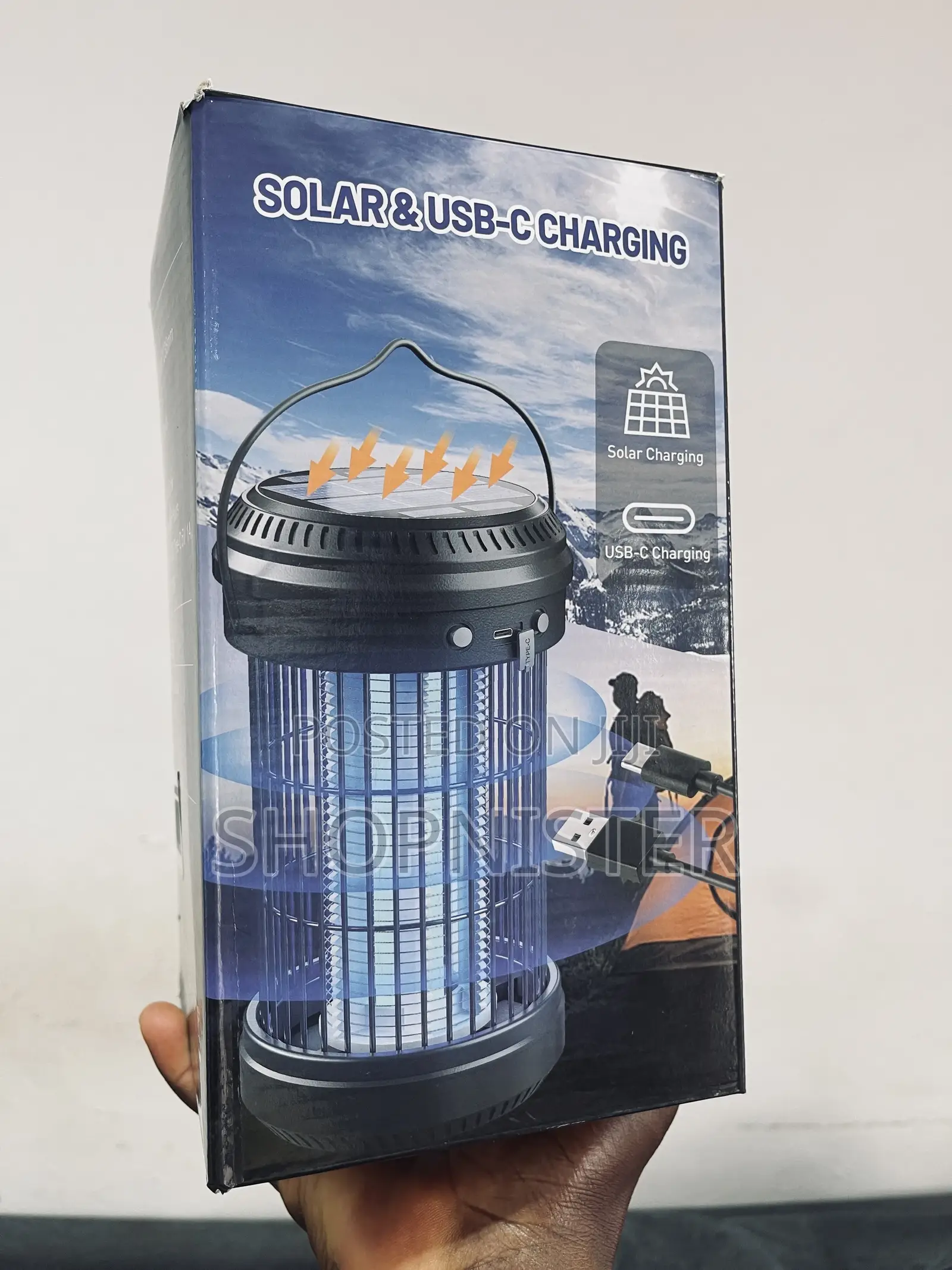 Solar Usb C Charging Mosquito Killer Lamp