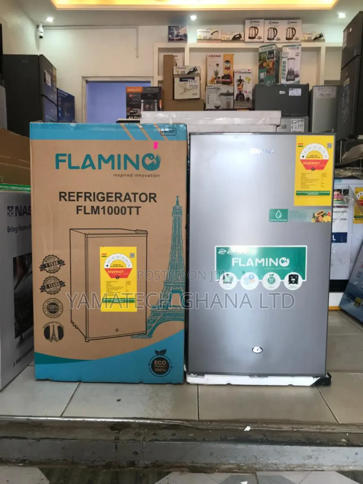 Brand New Original Flamino 91l Table Top Refrigerator