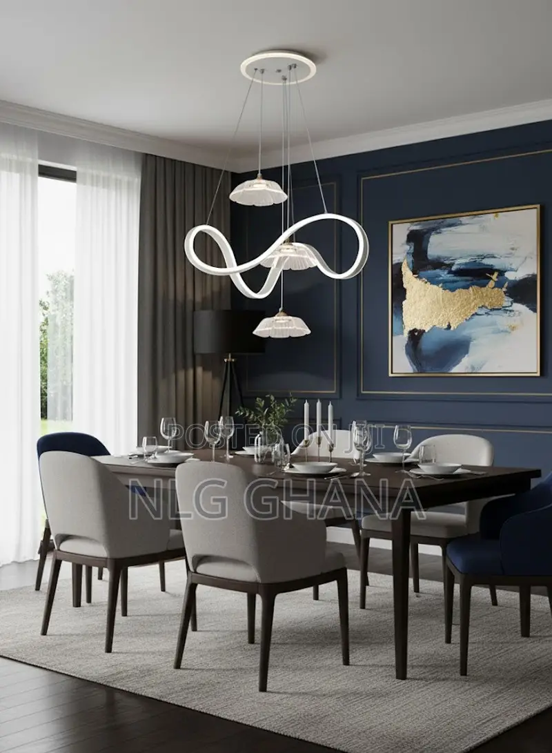 Modern Infinity Led Chandelier, Adjustable Pendant. Ghx7365