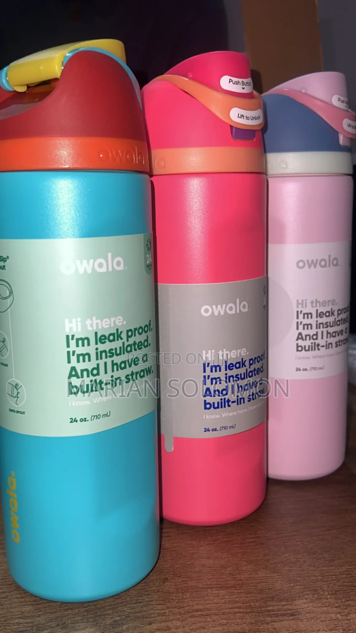 Insulated Bottles Owala & 420ml Leakproof Thermos Cup
