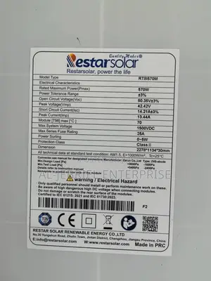 Solar Panel 570w