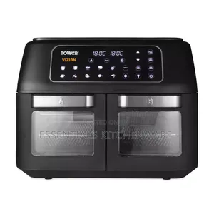 Tower 11l Dual Compartment Air Fryer Oven