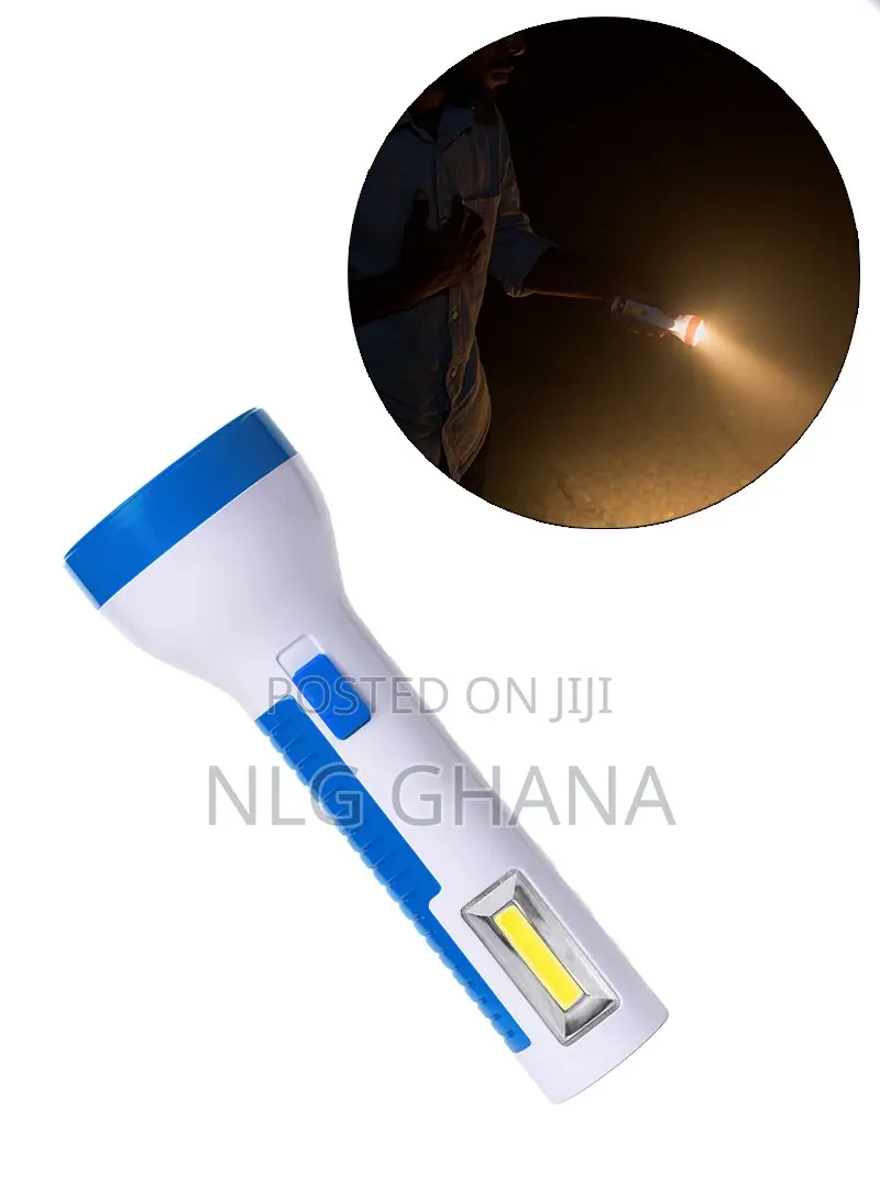 Rechargeable Led Flashlight With Cob Side Light. Ghx6424