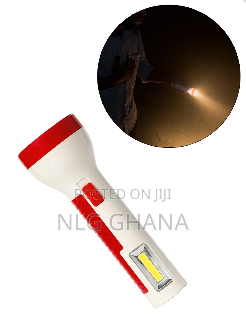Rechargeable Led Flashlight With Cob Side Light. Ghx6424