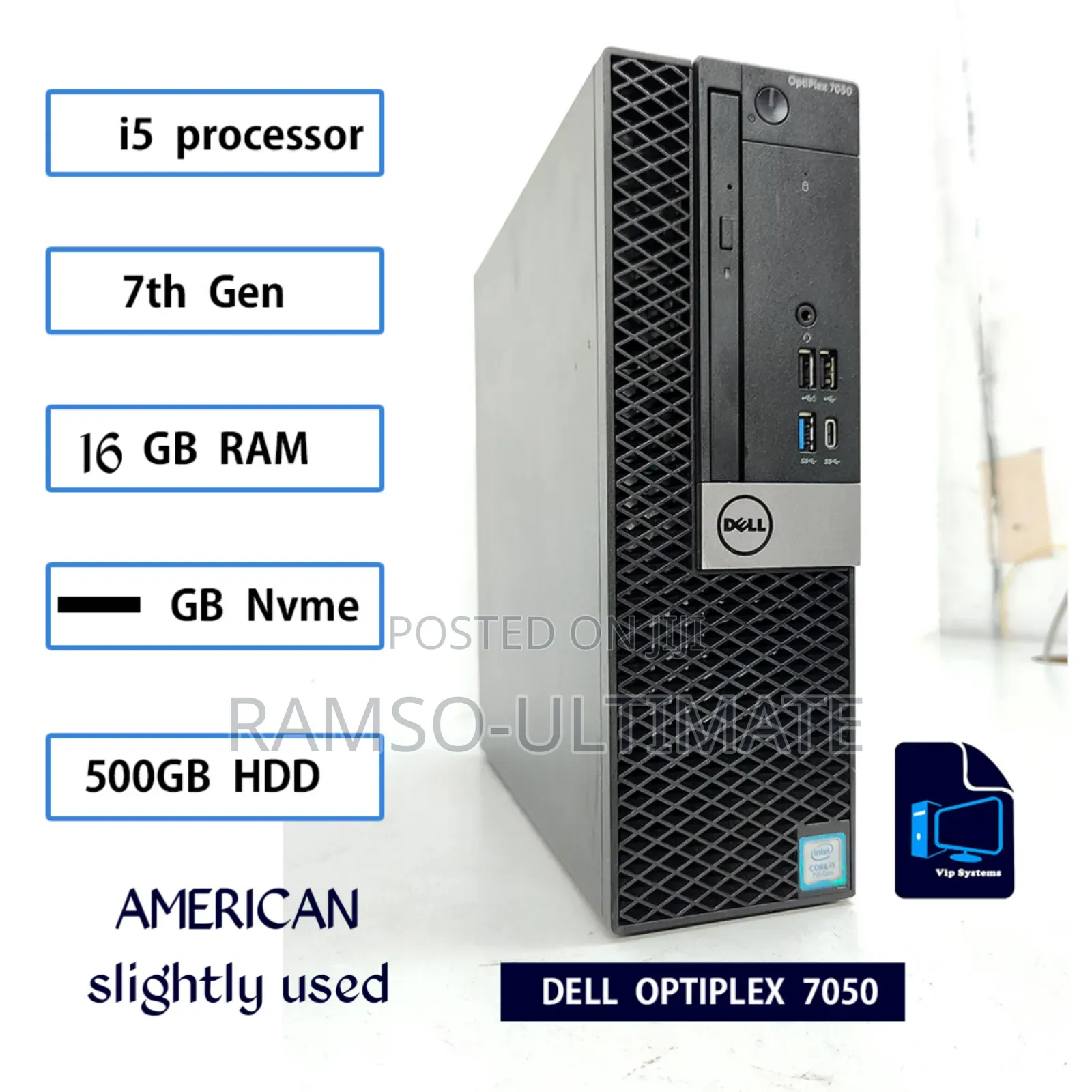 Desktop Computer HP 16GB Intel Core I5 HDD+SSD 500GB