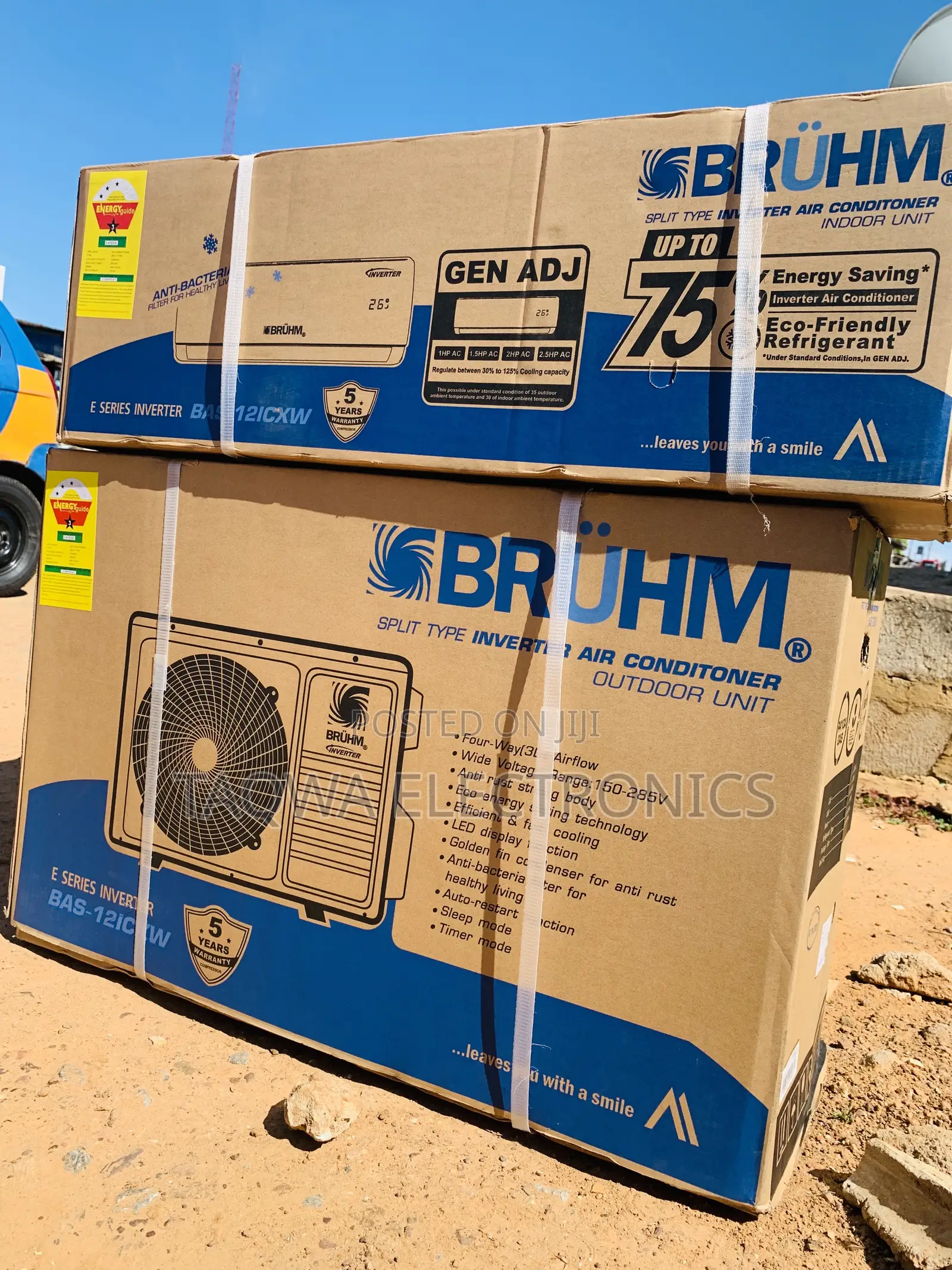 Bruhm-1.5hp - R410a- Split-Inverter Air Conditioner