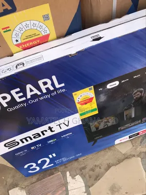 Pearl Quality Display Slim And Flameless 32" Smart Tv