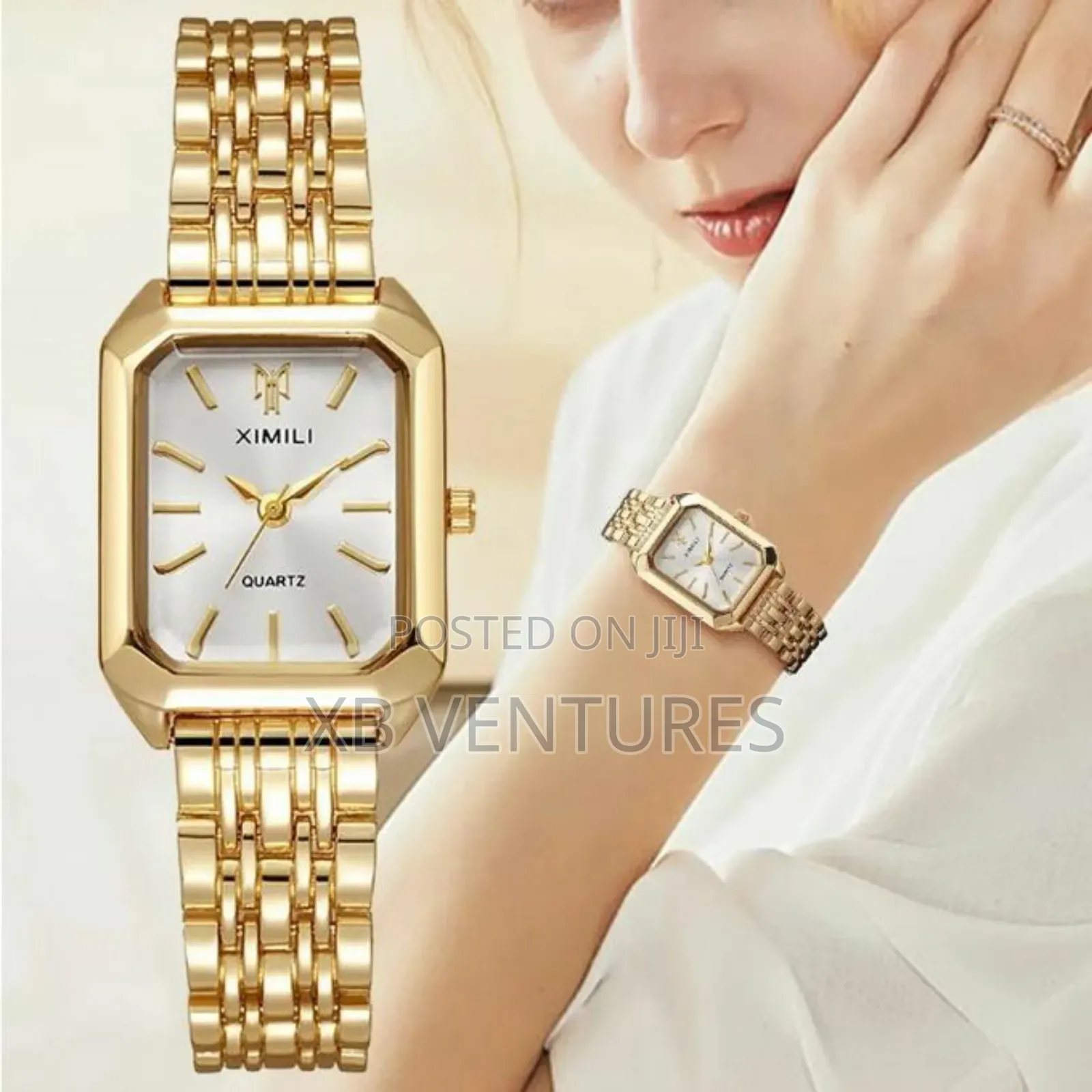 Hot Selling Women Minimalist Square Quartz Watc
