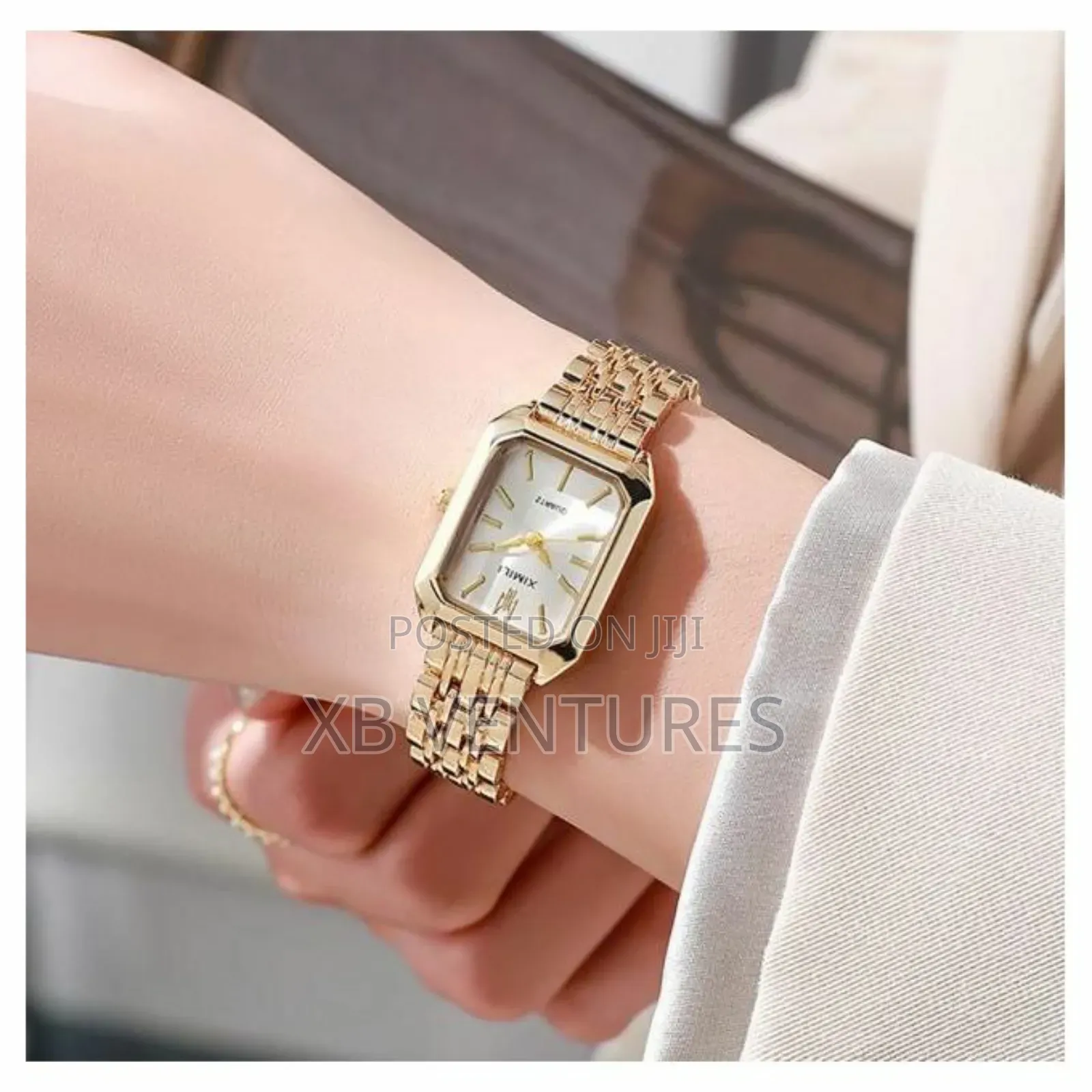 Hot Selling Women Minimalist Square Quartz Watc