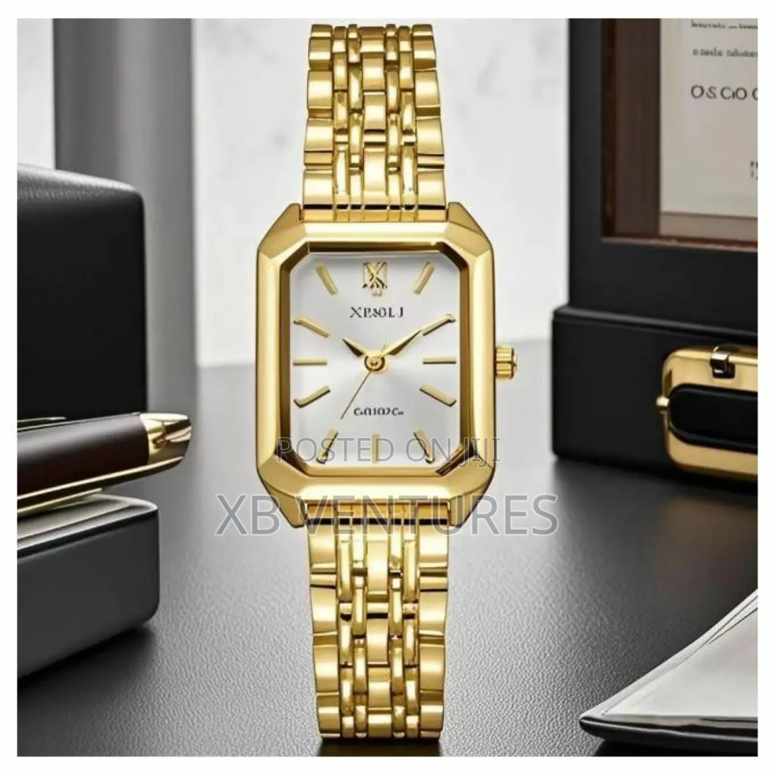Hot Selling Women Minimalist Square Quartz Watc