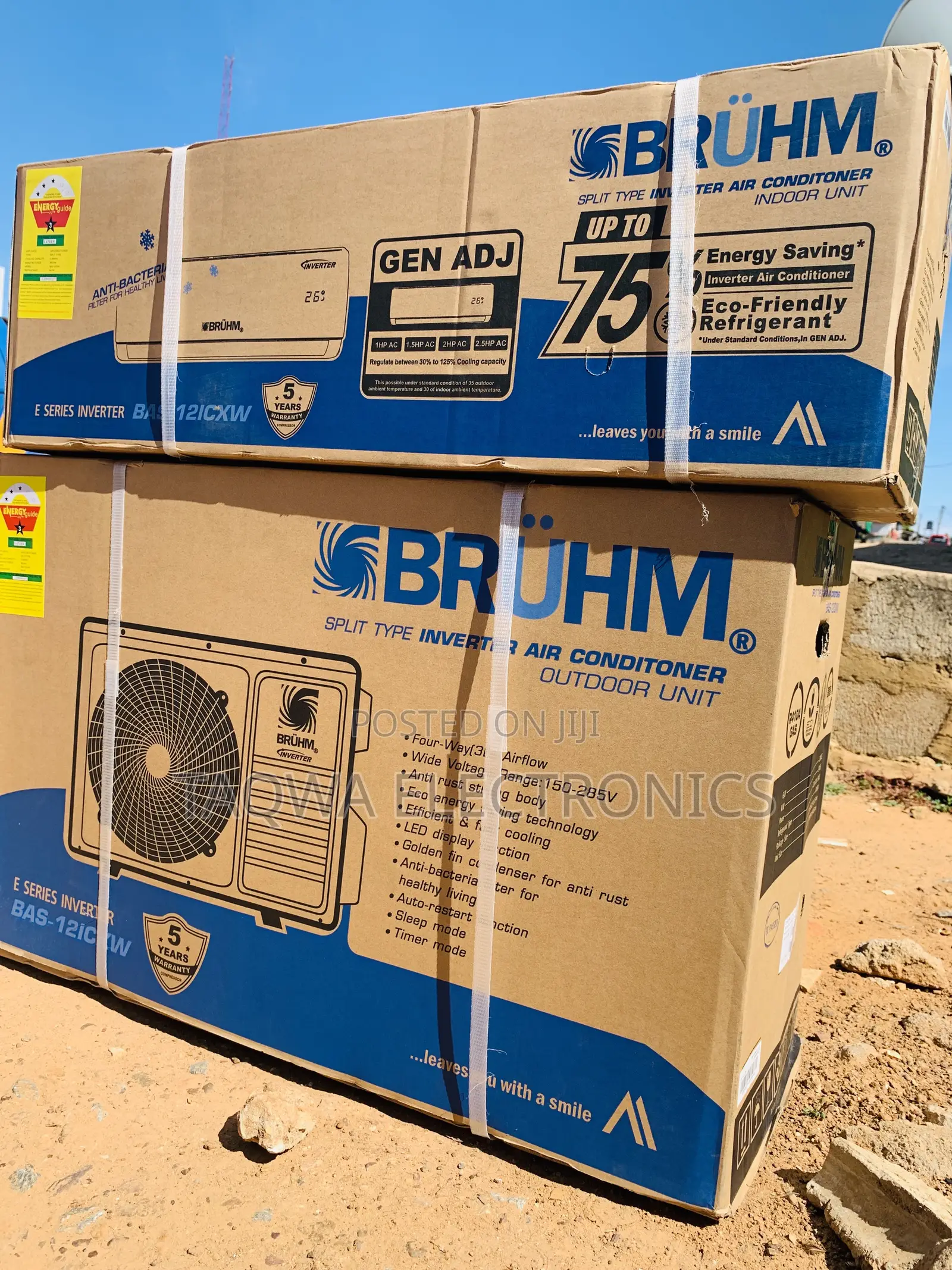 Bruhm Inverter Technology 1.5hp Split Ac