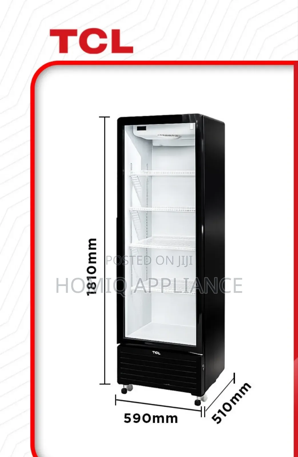 TCL 325ltrs Display Fridge