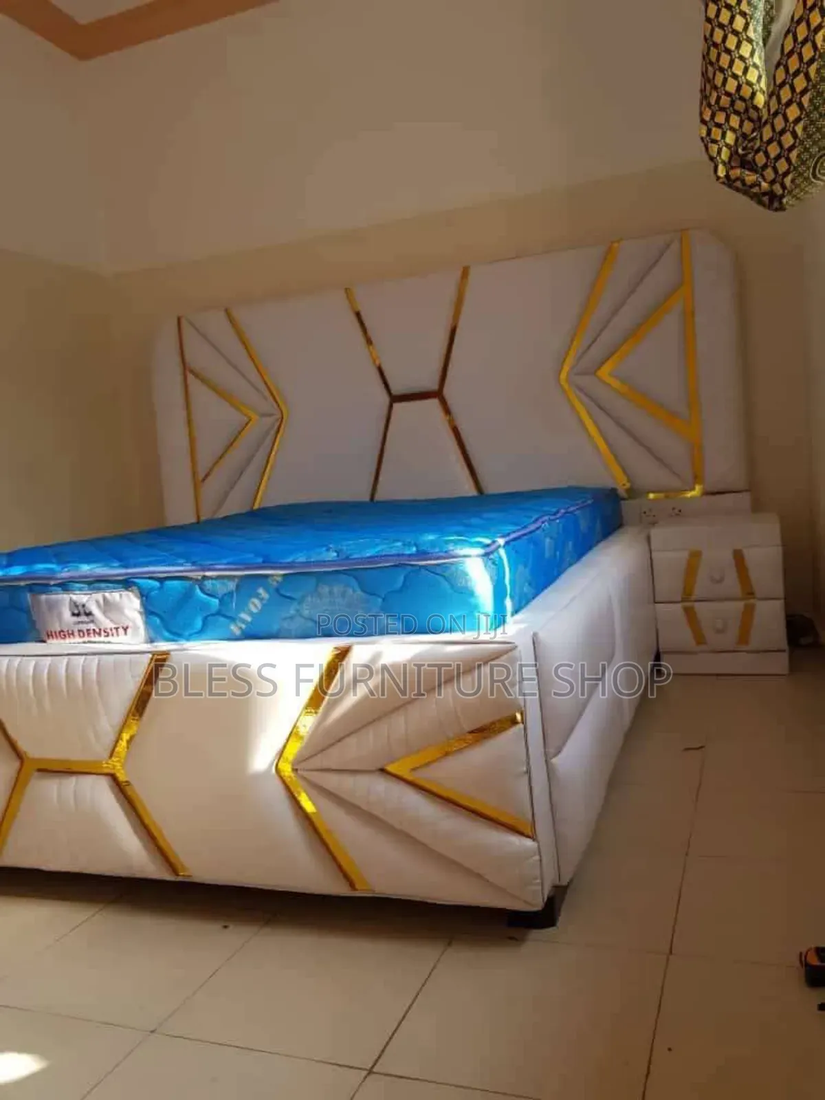 Bless Queen Size Bed Frame With Side Drawers