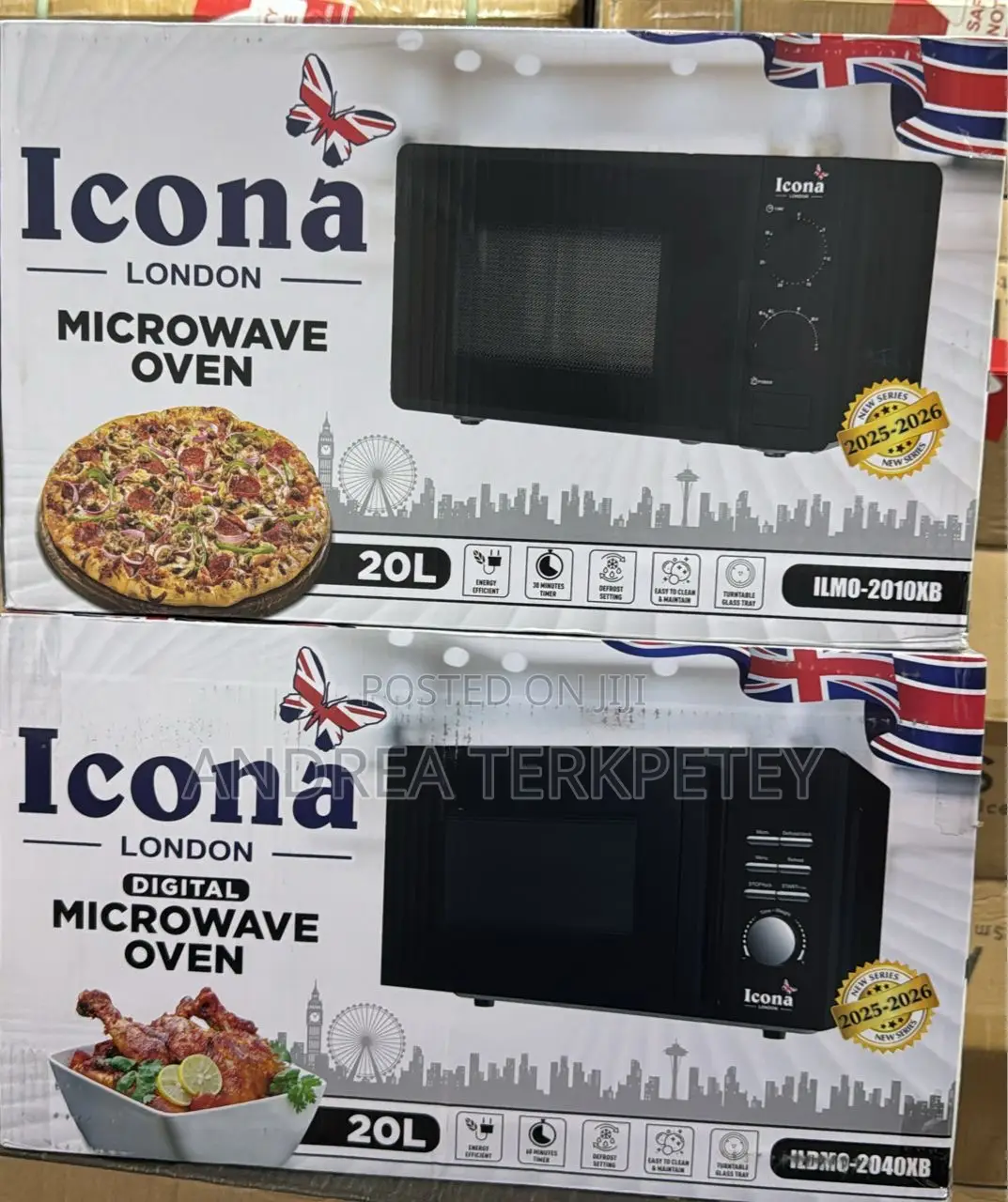 Microwaves Manual Digital 20l Icona