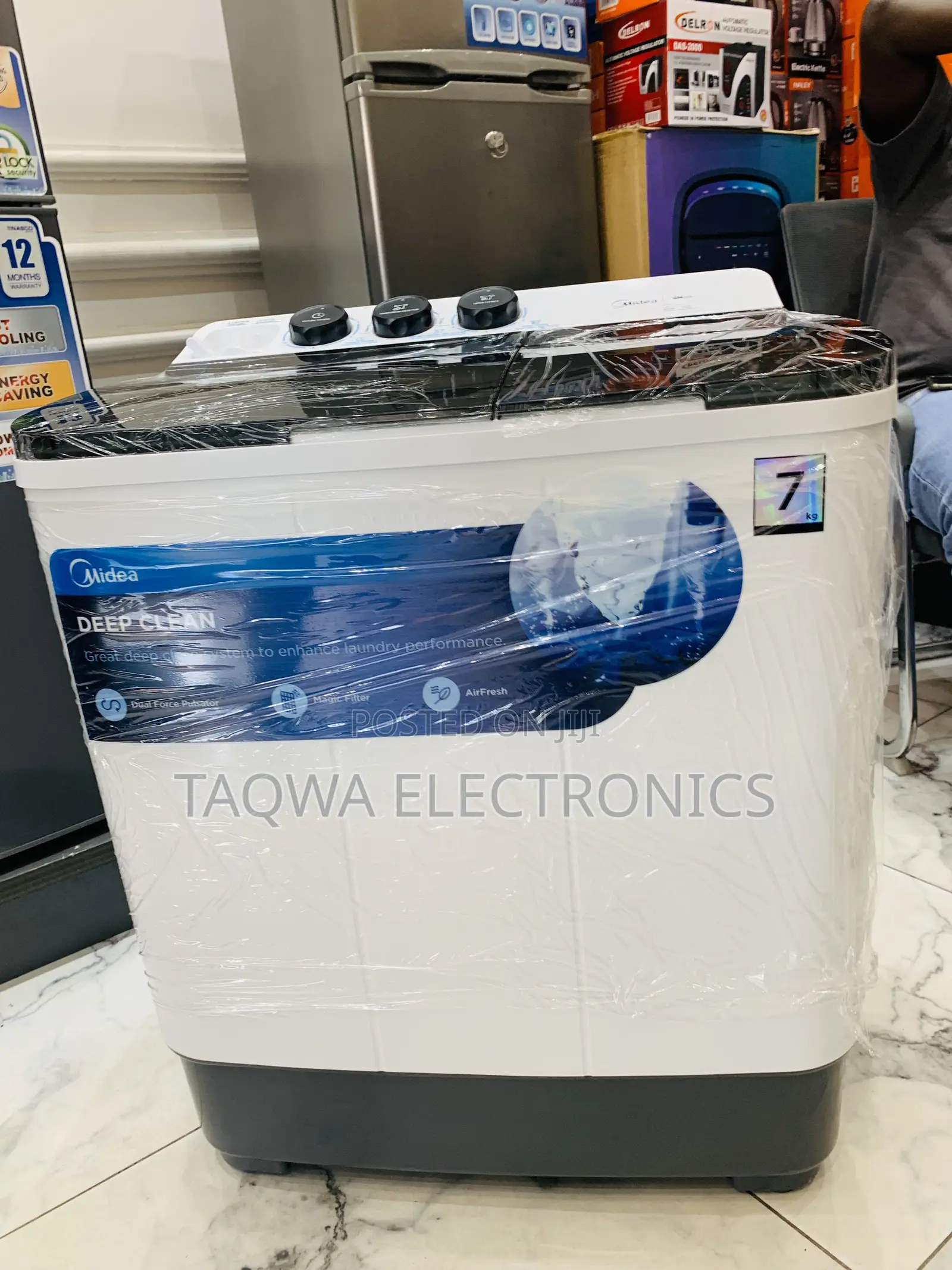 Semi-Automatic-7kg Midea Washing Machine