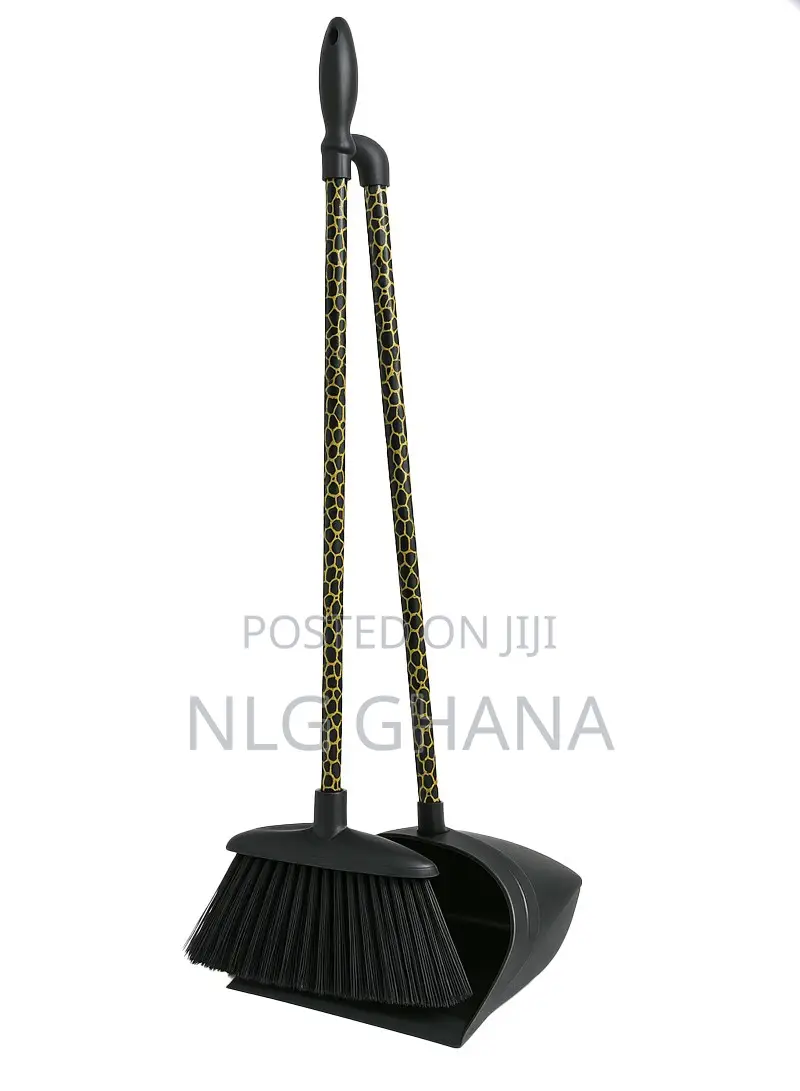 Upright Broom Dustpan Set - Self-Standing. Ghx6257