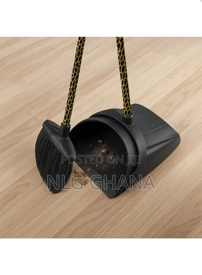 Upright Broom Dustpan Set - Self-Standing. Ghx6257