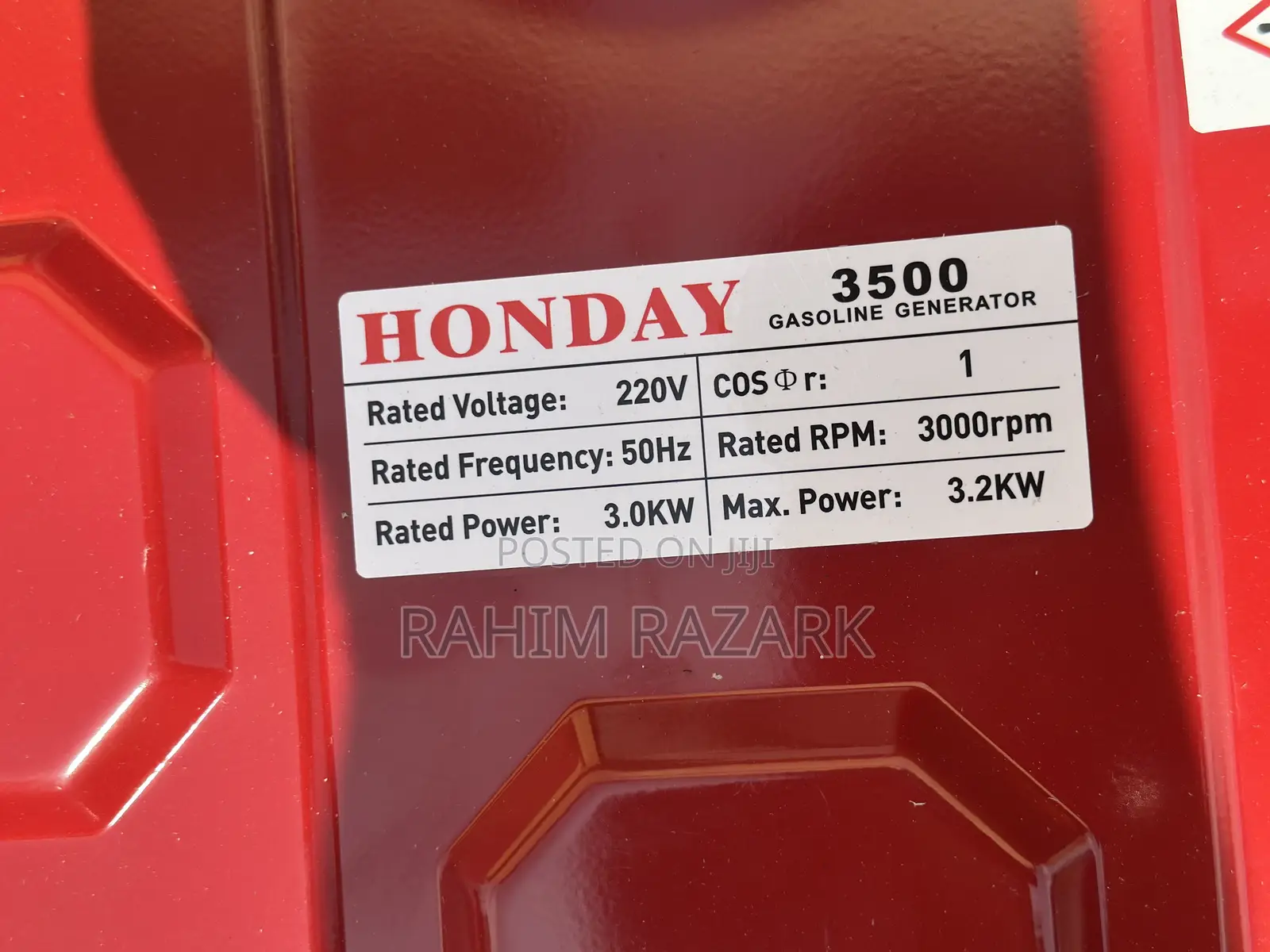 6.5 Honday Generator