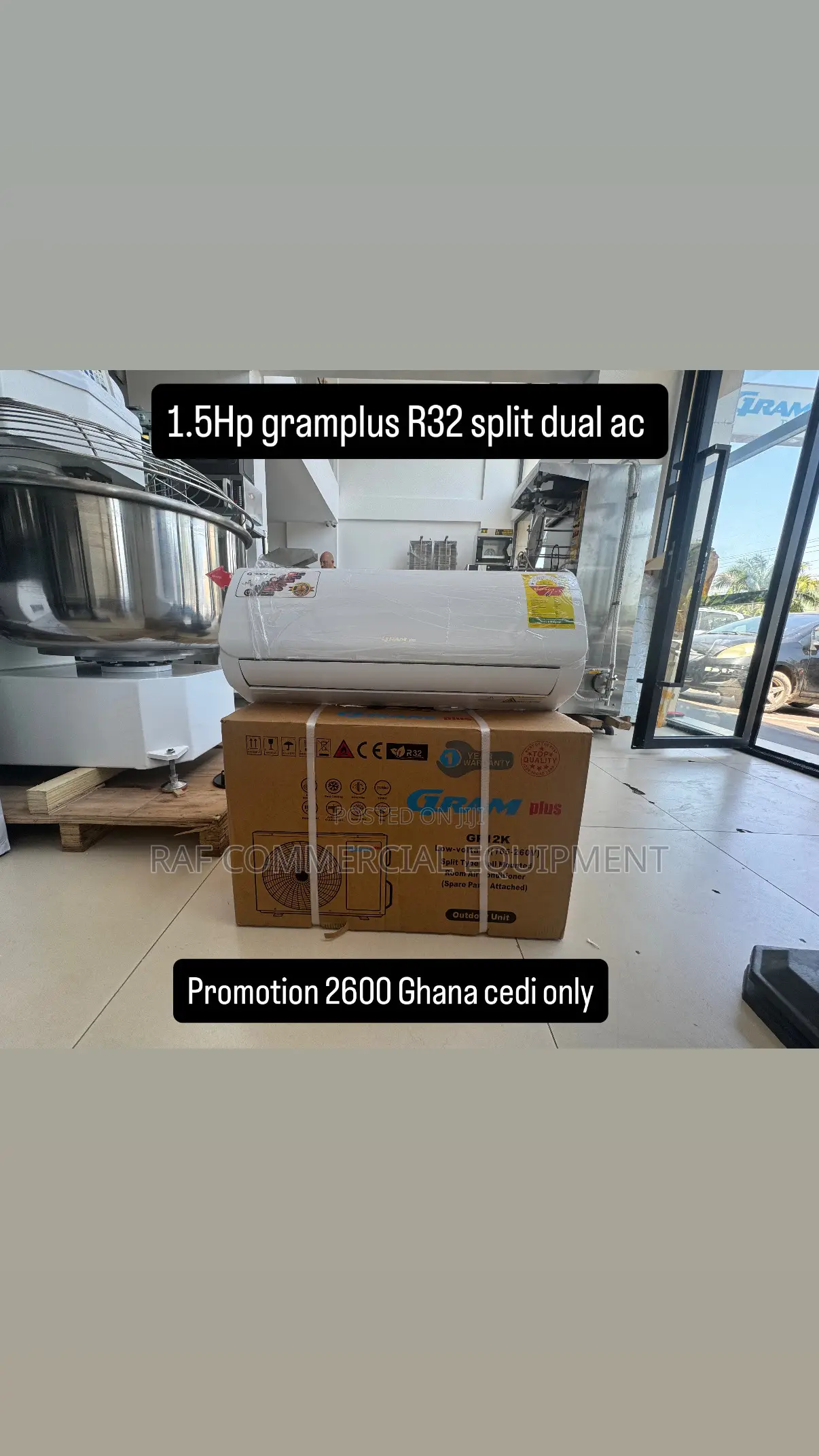 Ac 1.5hp 12,000btu Gram Plus Split