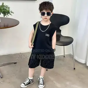Boys' Summer Wings Vest Casual Two-Piece Ages 4-5yrs