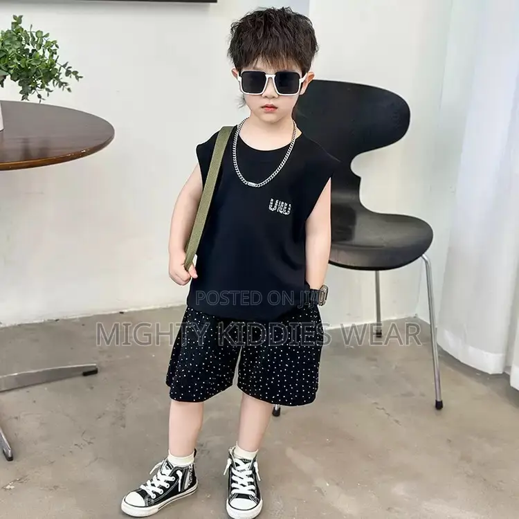 Boys' Summer Wings Vest Casual Two-Piece Ages 4-5yrs