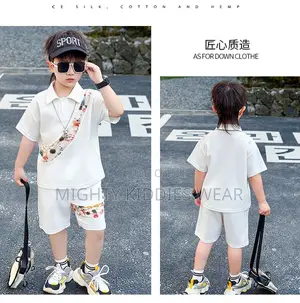 Boys Summer Short-Sleeved Suit Trendy Sports Fashionable Ages 5-6yrs