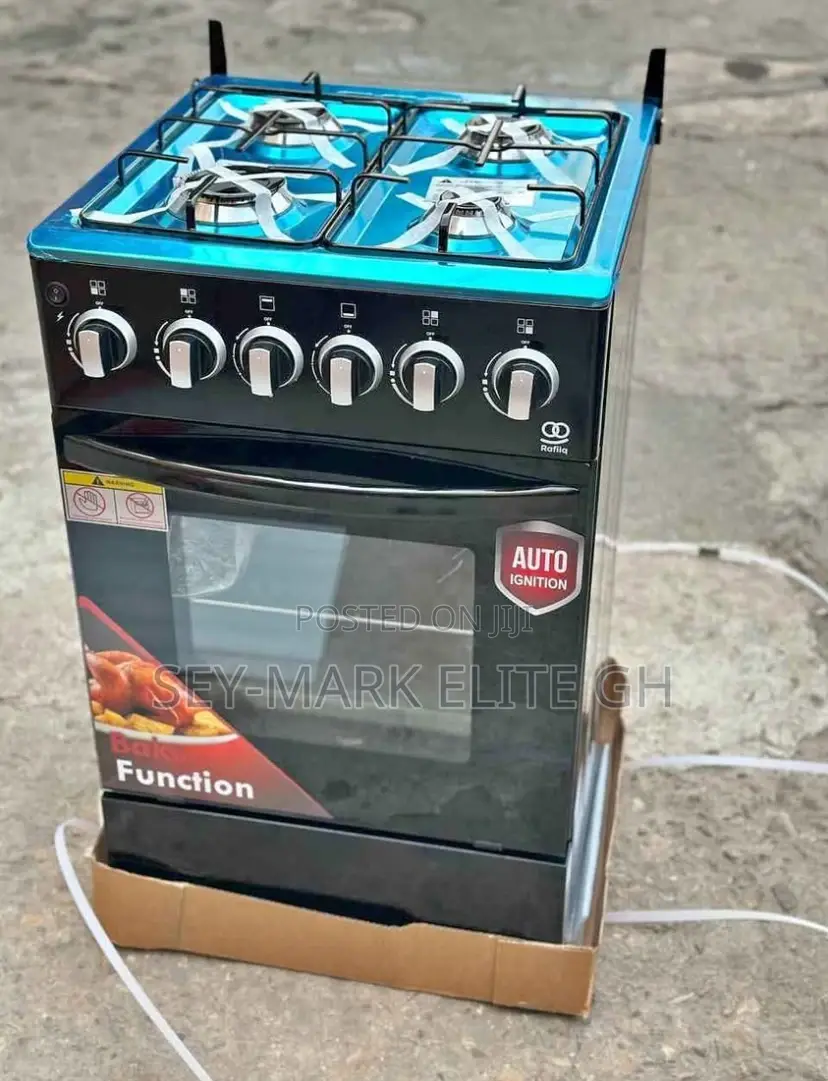 Rafiiq 4 Gas Stove Burner With Oven