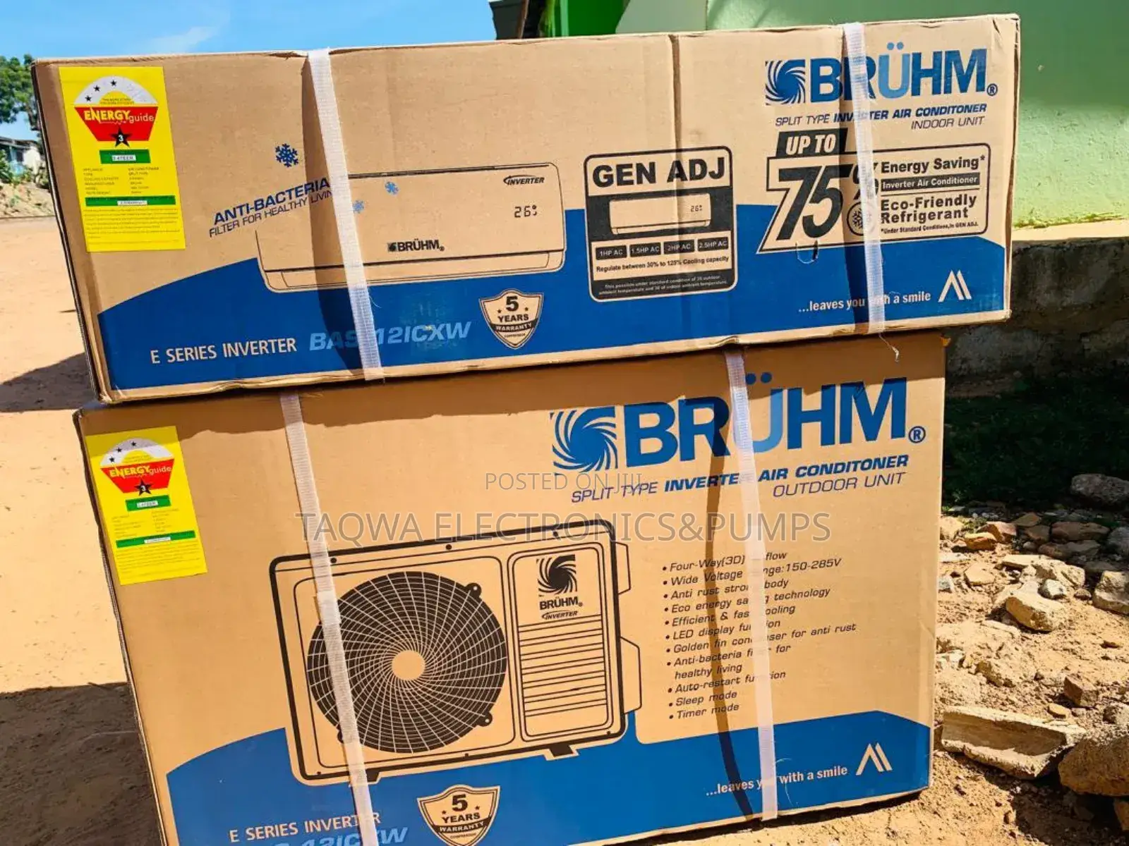 Bruhm E Series Inverter 1.5hp Air Conditioner